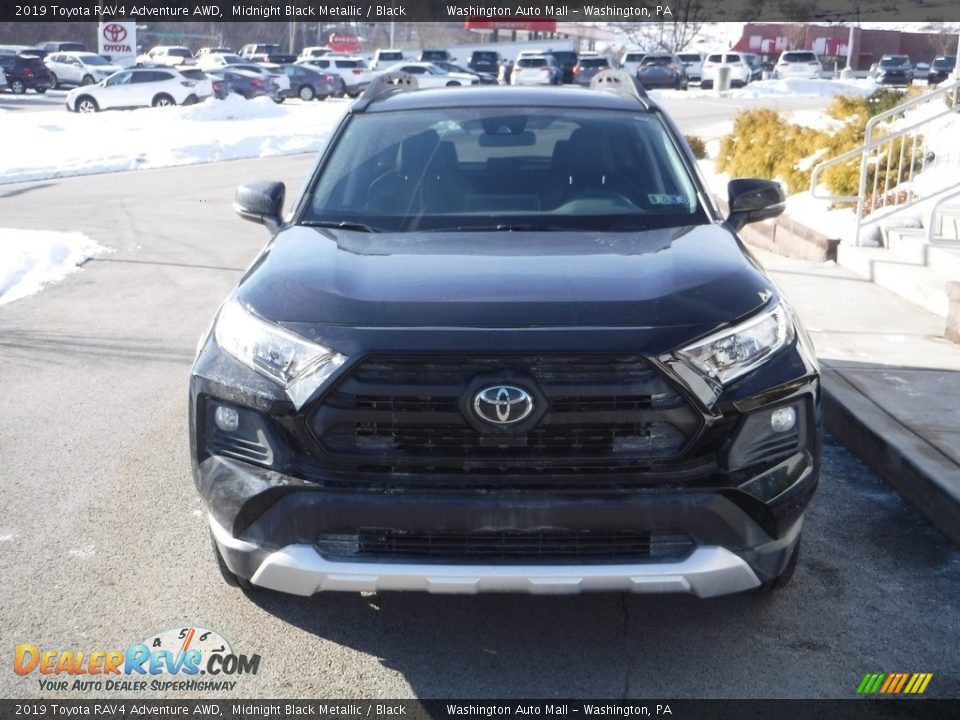 2019 Toyota RAV4 Adventure AWD Midnight Black Metallic / Black Photo #10