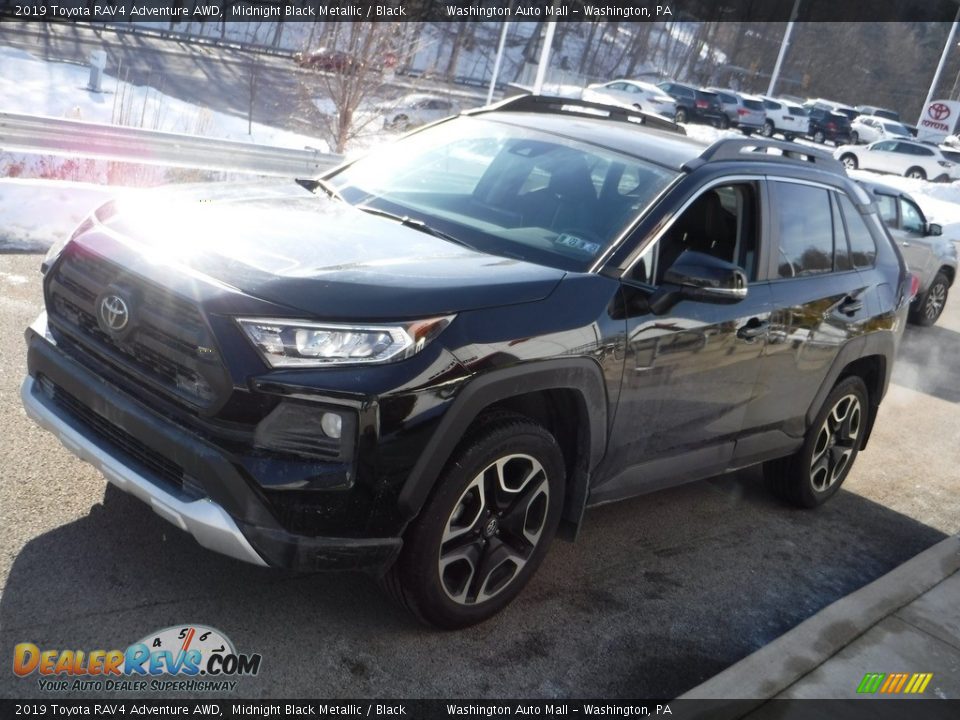 2019 Toyota RAV4 Adventure AWD Midnight Black Metallic / Black Photo #11