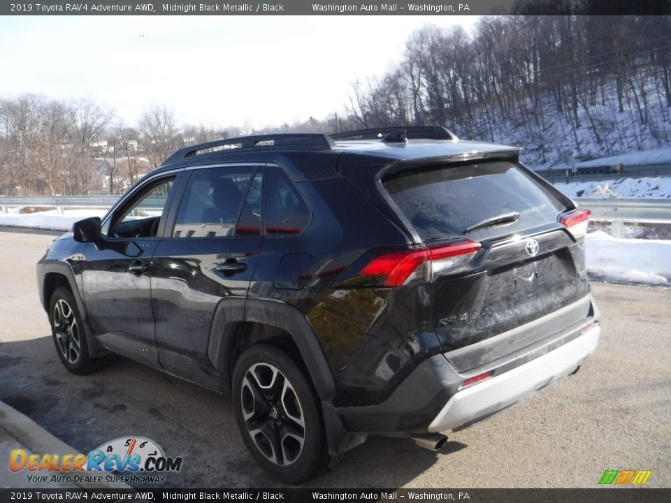 2019 Toyota RAV4 Adventure AWD Midnight Black Metallic / Black Photo #14