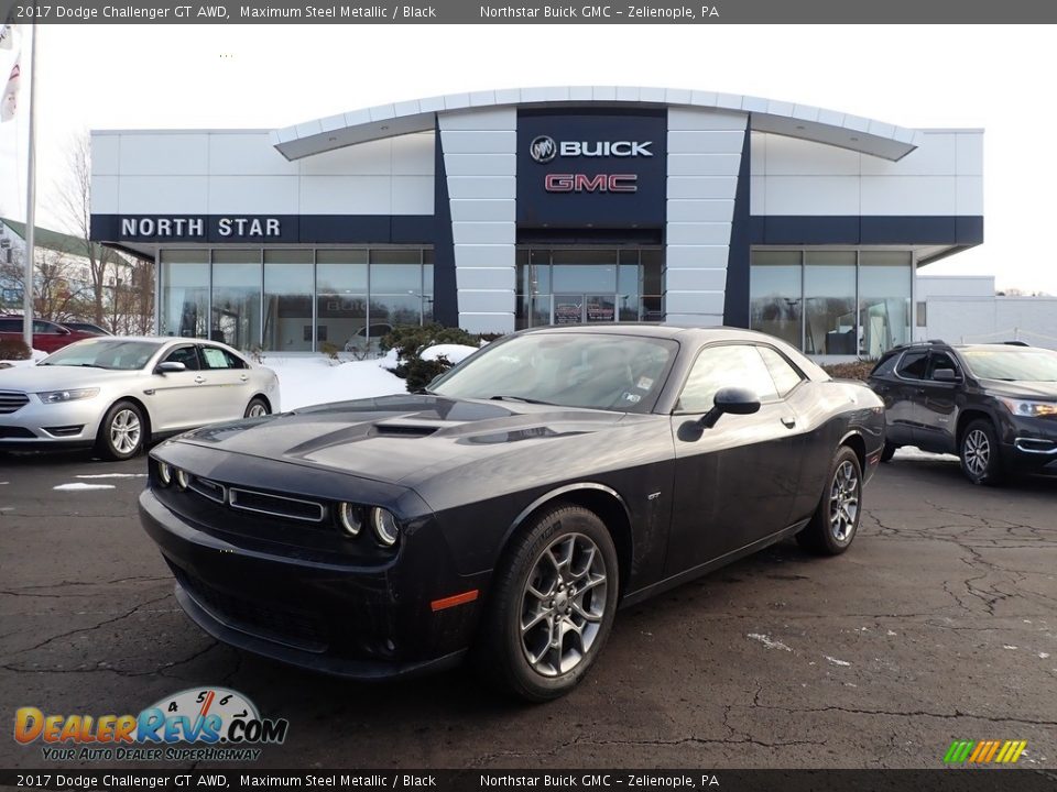 2017 Dodge Challenger GT AWD Maximum Steel Metallic / Black Photo #1