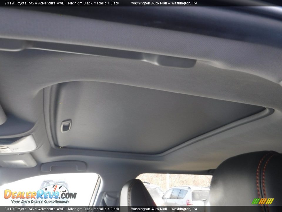 2019 Toyota RAV4 Adventure AWD Midnight Black Metallic / Black Photo #21