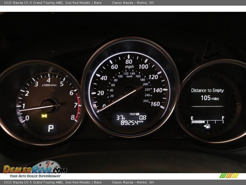 2015 Mazda CX-5 Grand Touring AWD Gauges Photo #8