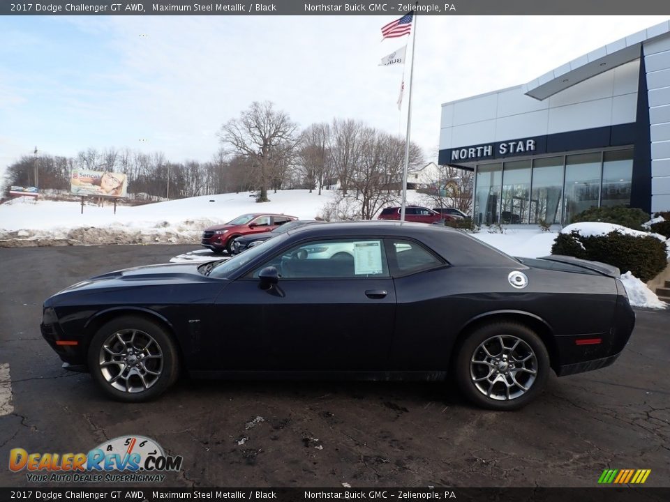 2017 Dodge Challenger GT AWD Maximum Steel Metallic / Black Photo #10