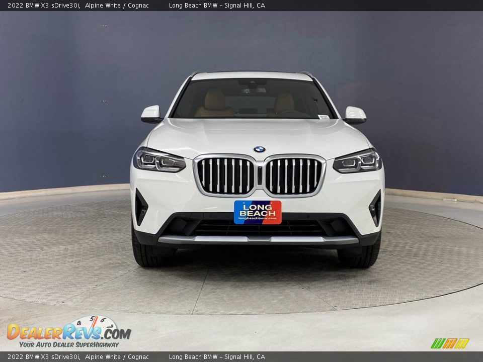 2022 BMW X3 sDrive30i Alpine White / Cognac Photo #2