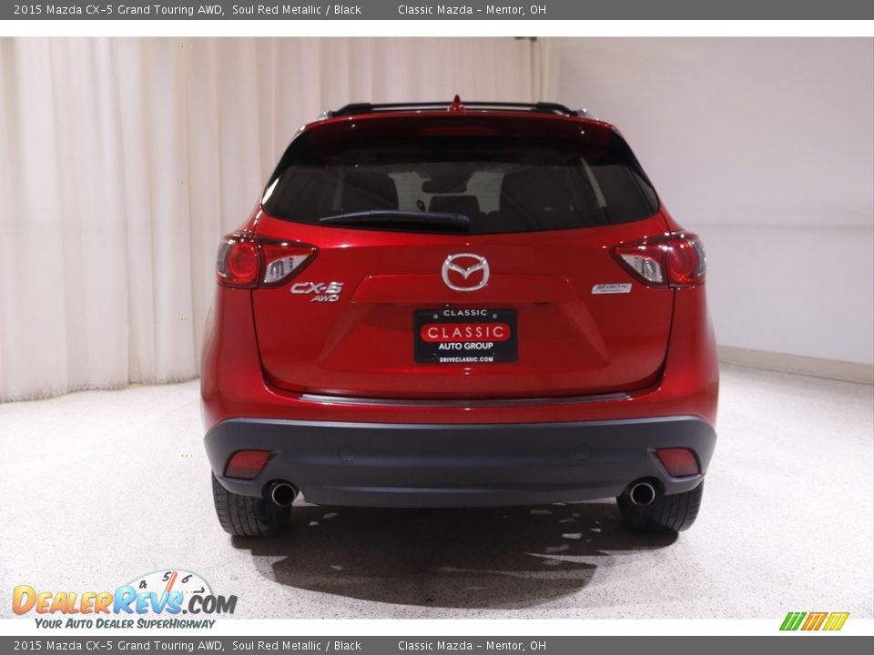 2015 Mazda CX-5 Grand Touring AWD Soul Red Metallic / Black Photo #18