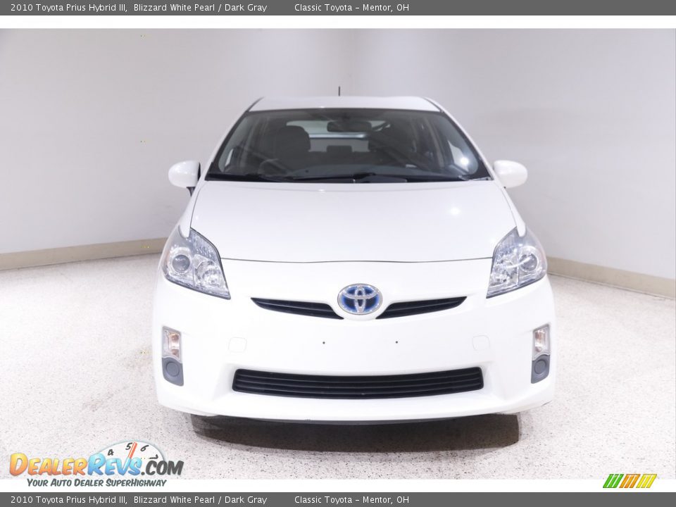 2010 Toyota Prius Hybrid III Blizzard White Pearl / Dark Gray Photo #2