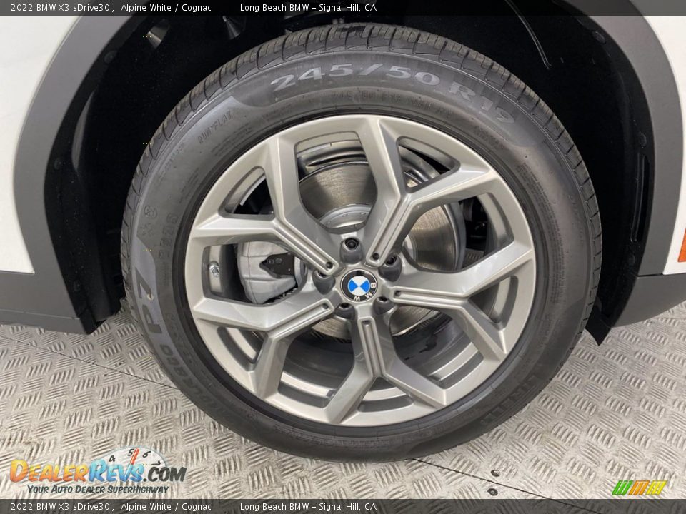 2022 BMW X3 sDrive30i Alpine White / Cognac Photo #3