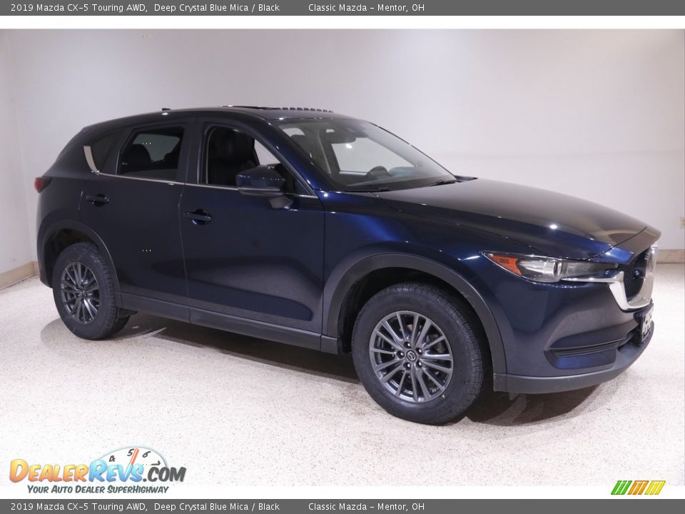 2019 Mazda CX-5 Touring AWD Deep Crystal Blue Mica / Black Photo #1