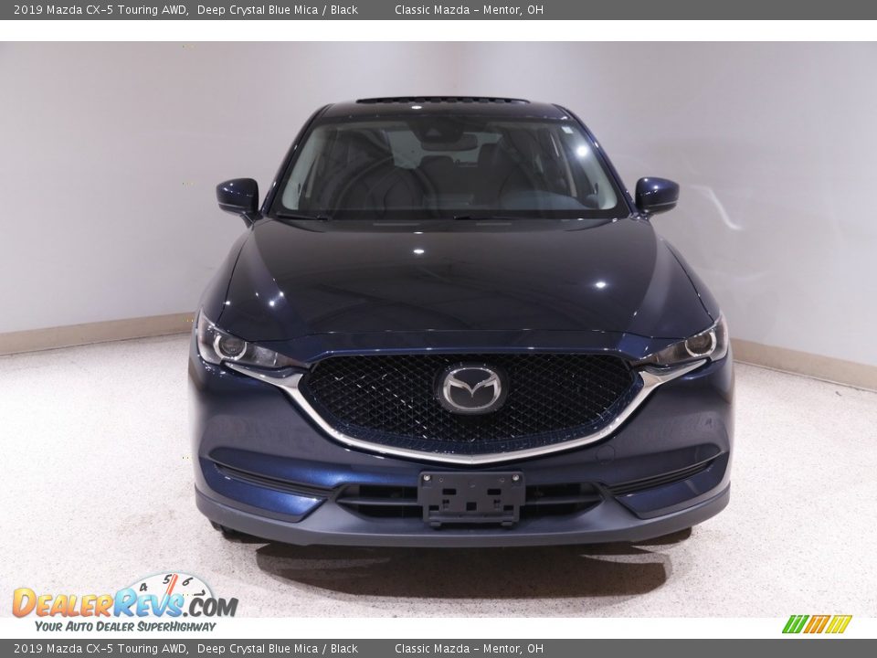 2019 Mazda CX-5 Touring AWD Deep Crystal Blue Mica / Black Photo #2
