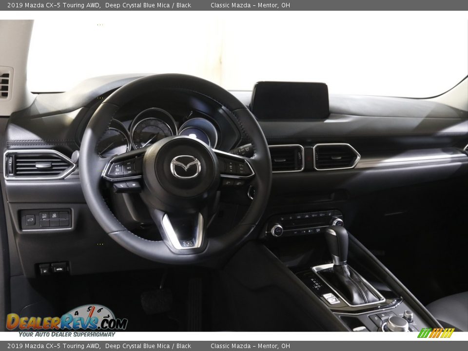 2019 Mazda CX-5 Touring AWD Deep Crystal Blue Mica / Black Photo #6