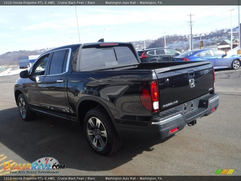 2019 Honda Ridgeline RTL-E AWD Crystal Black Pearl / Black Photo #8