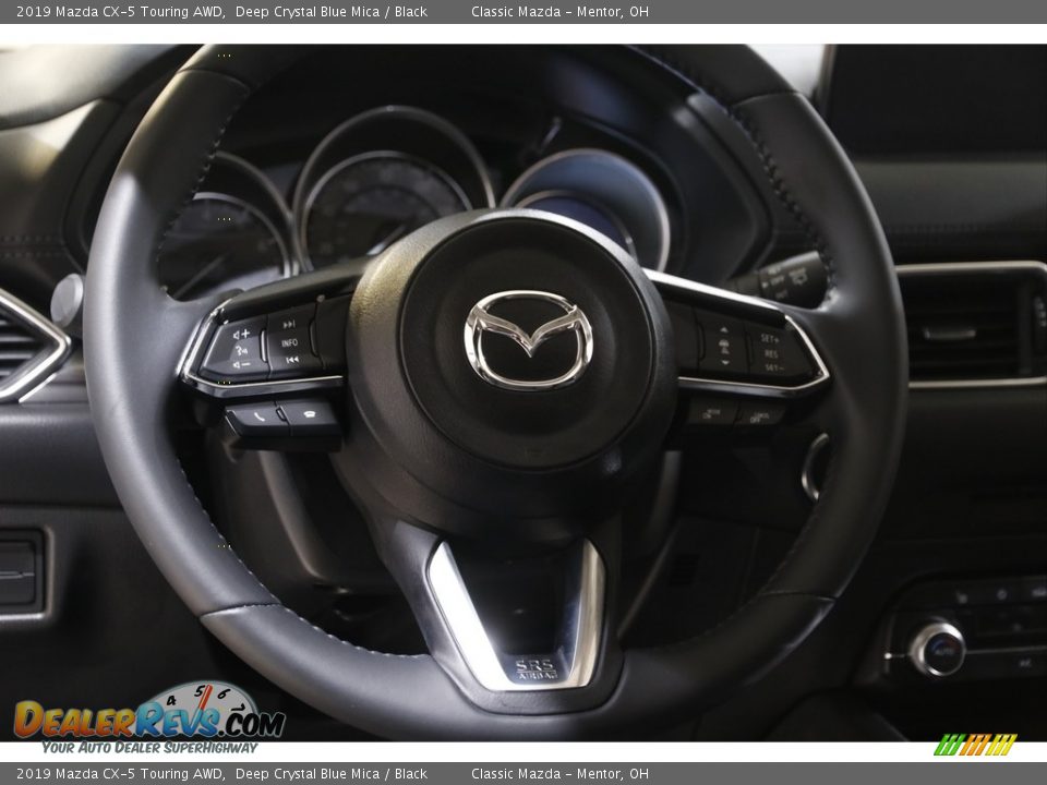 2019 Mazda CX-5 Touring AWD Deep Crystal Blue Mica / Black Photo #7