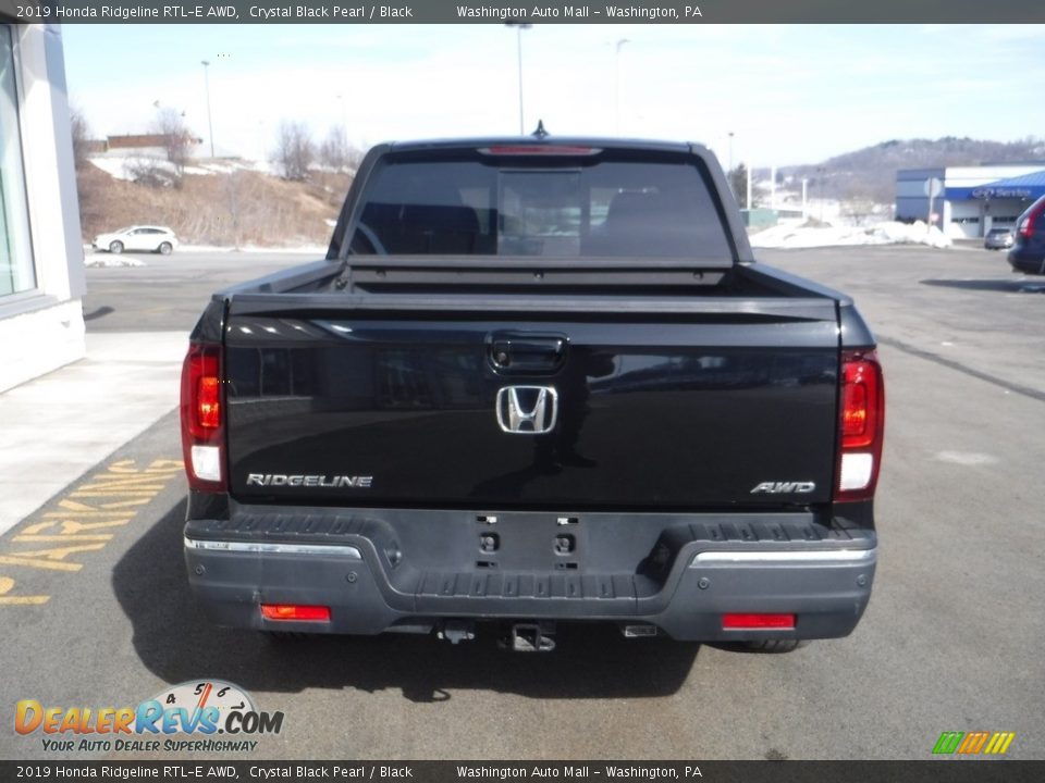 2019 Honda Ridgeline RTL-E AWD Crystal Black Pearl / Black Photo #9