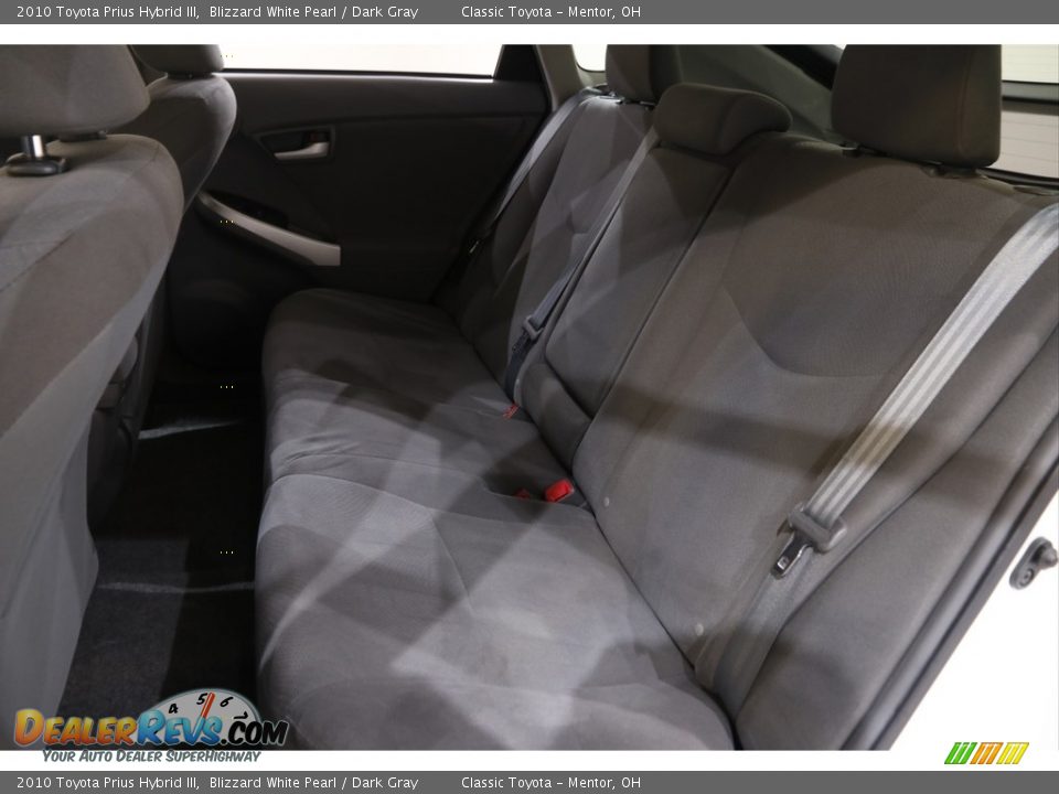 2010 Toyota Prius Hybrid III Blizzard White Pearl / Dark Gray Photo #13