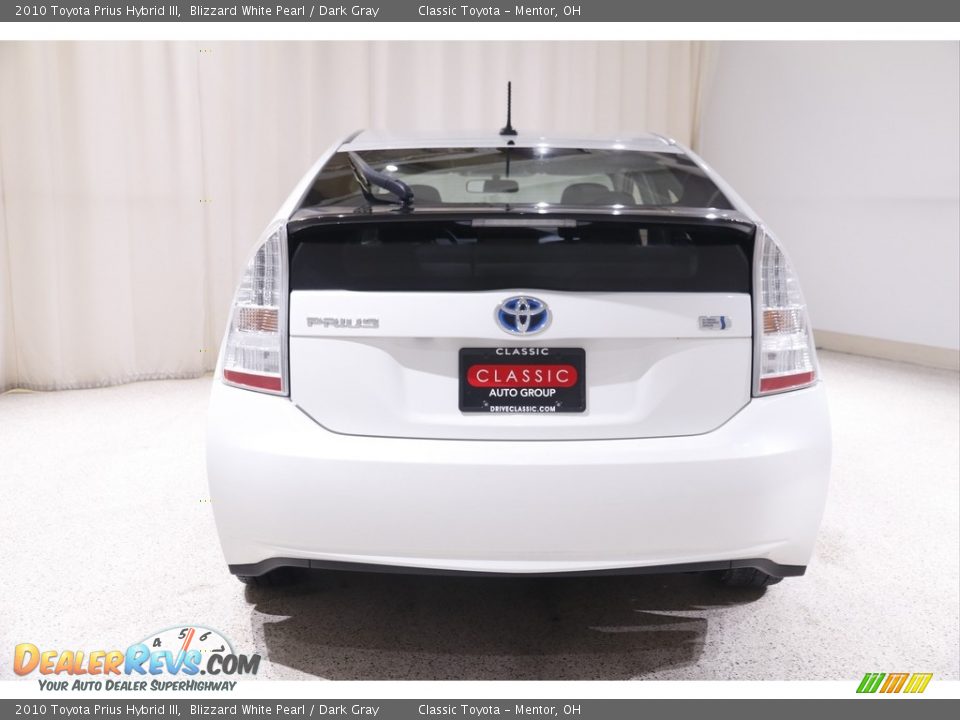 2010 Toyota Prius Hybrid III Blizzard White Pearl / Dark Gray Photo #14