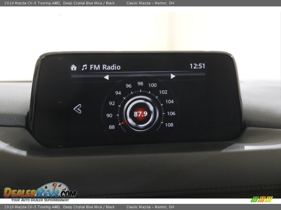 2019 Mazda CX-5 Touring AWD Deep Crystal Blue Mica / Black Photo #11