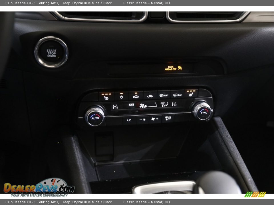 2019 Mazda CX-5 Touring AWD Deep Crystal Blue Mica / Black Photo #12