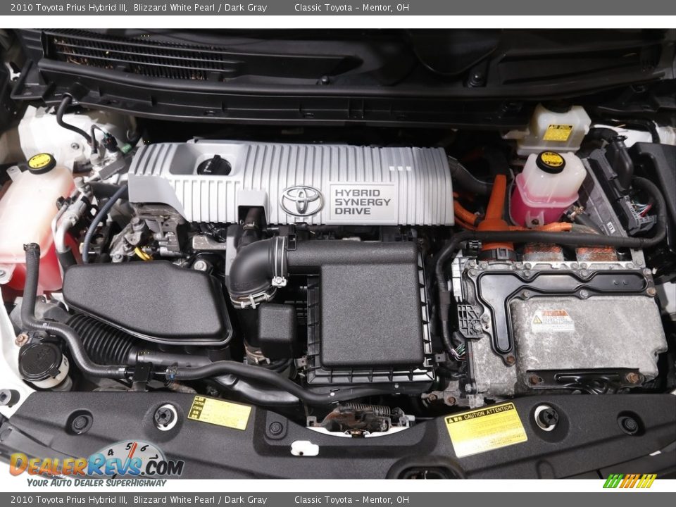 2010 Toyota Prius Hybrid III Blizzard White Pearl / Dark Gray Photo #15