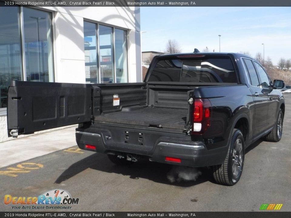 2019 Honda Ridgeline RTL-E AWD Crystal Black Pearl / Black Photo #14