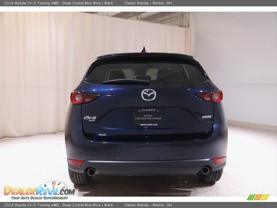 2019 Mazda CX-5 Touring AWD Deep Crystal Blue Mica / Black Photo #17