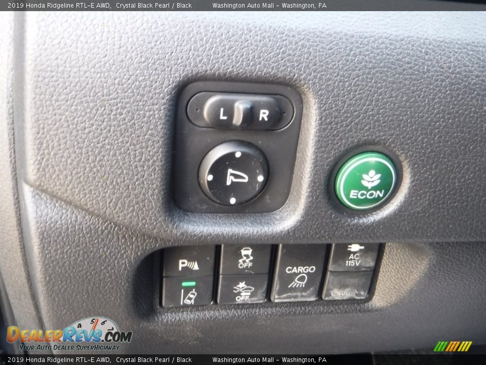 2019 Honda Ridgeline RTL-E AWD Crystal Black Pearl / Black Photo #17