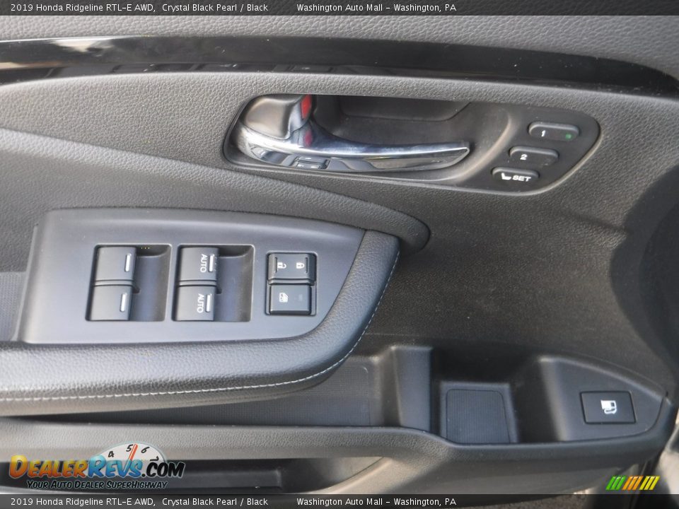 2019 Honda Ridgeline RTL-E AWD Crystal Black Pearl / Black Photo #18