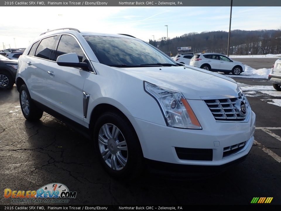 2016 Cadillac SRX FWD Platinum Ice Tricoat / Ebony/Ebony Photo #4