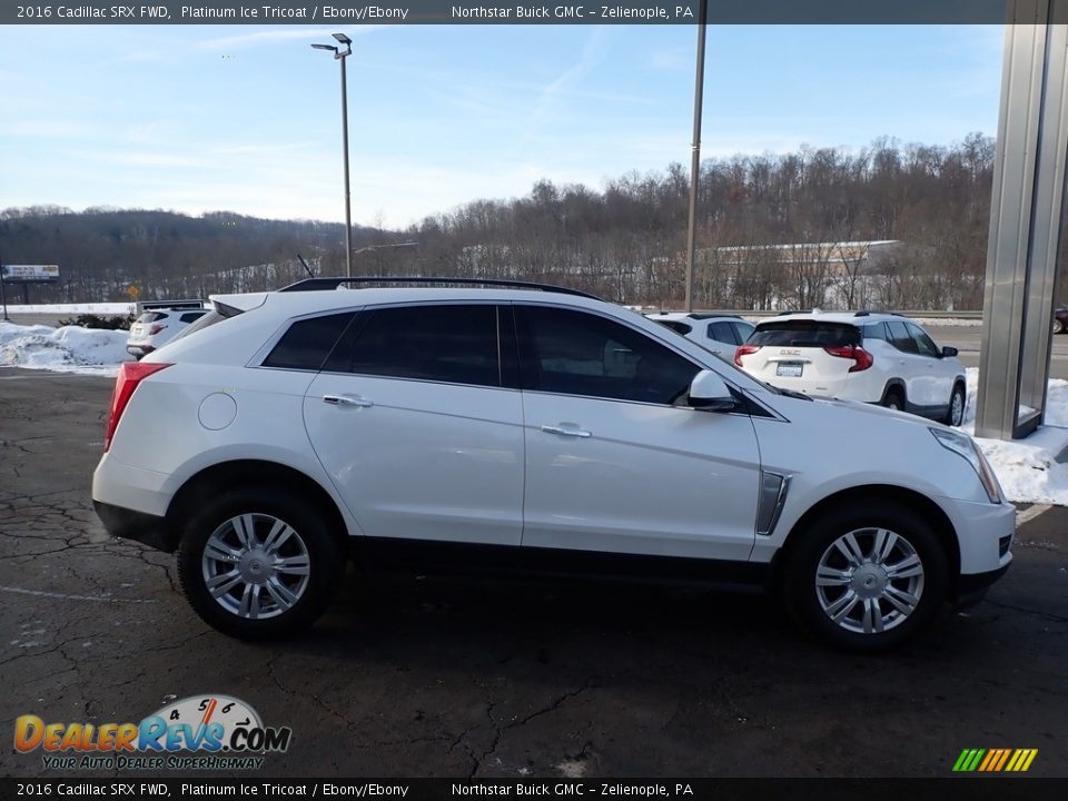 2016 Cadillac SRX FWD Platinum Ice Tricoat / Ebony/Ebony Photo #5