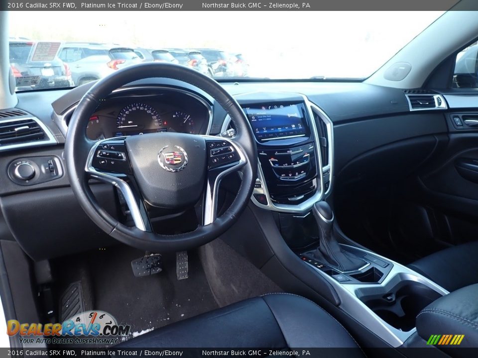 2016 Cadillac SRX FWD Platinum Ice Tricoat / Ebony/Ebony Photo #18