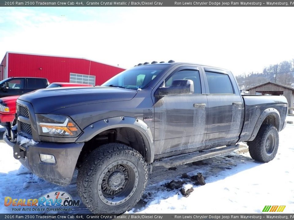 2016 Ram 2500 Tradesman Crew Cab 4x4 Granite Crystal Metallic / Black/Diesel Gray Photo #1