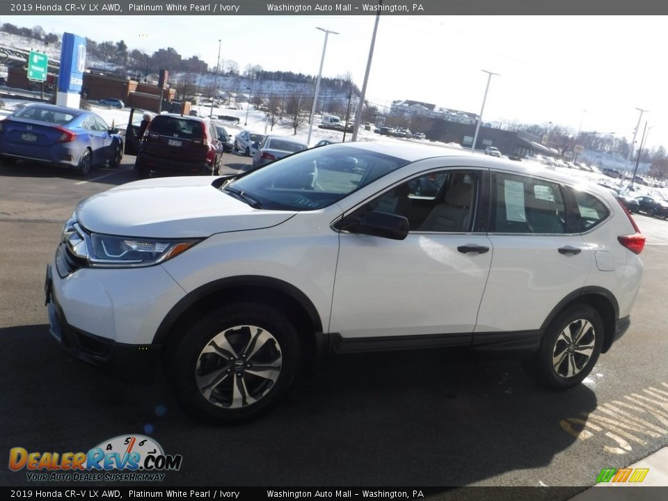 2019 Honda CR-V LX AWD Platinum White Pearl / Ivory Photo #6