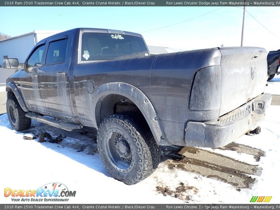 2016 Ram 2500 Tradesman Crew Cab 4x4 Granite Crystal Metallic / Black/Diesel Gray Photo #2