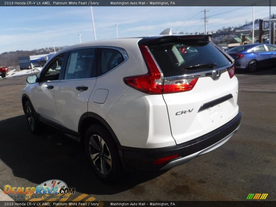 2019 Honda CR-V LX AWD Platinum White Pearl / Ivory Photo #7