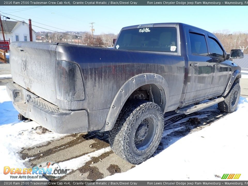 2016 Ram 2500 Tradesman Crew Cab 4x4 Granite Crystal Metallic / Black/Diesel Gray Photo #3