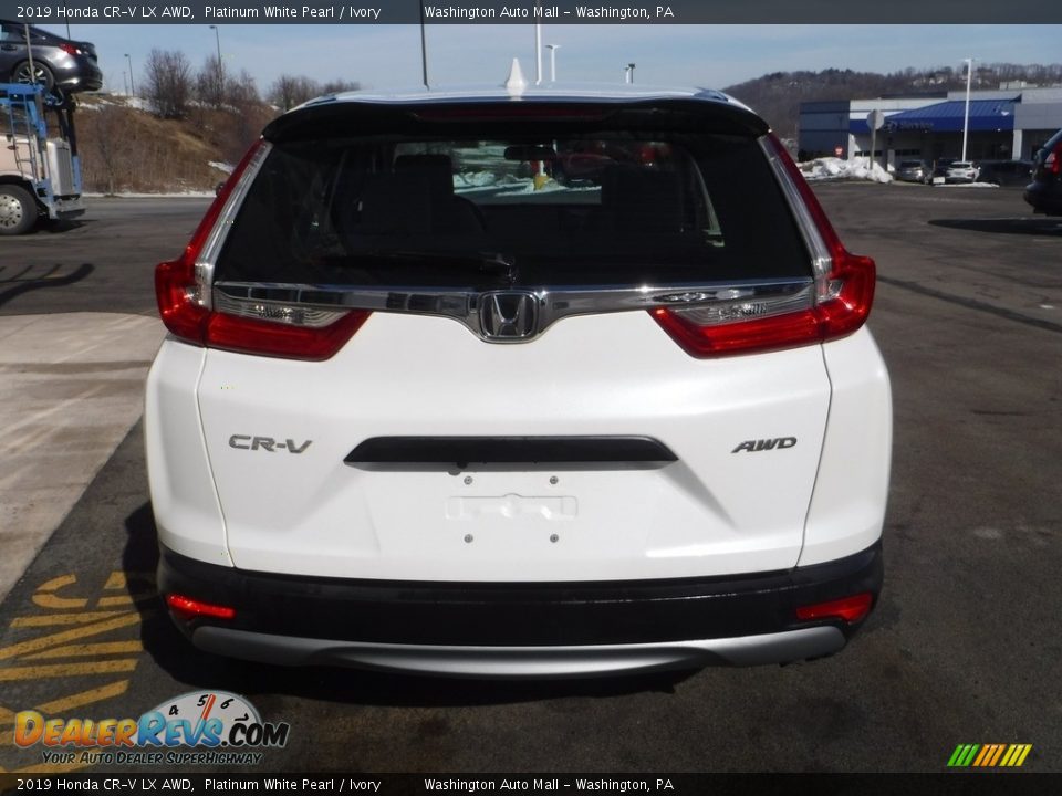 2019 Honda CR-V LX AWD Platinum White Pearl / Ivory Photo #8