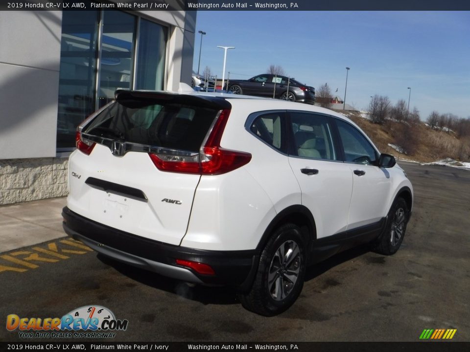 2019 Honda CR-V LX AWD Platinum White Pearl / Ivory Photo #9