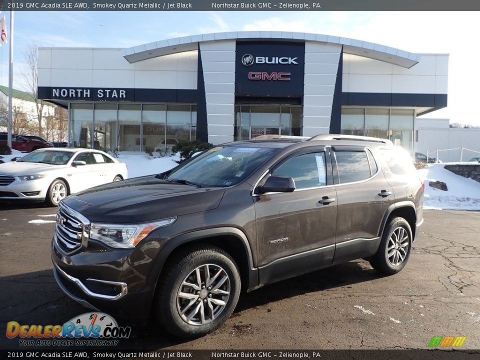 2019 GMC Acadia SLE AWD Smokey Quartz Metallic / Jet Black Photo #1