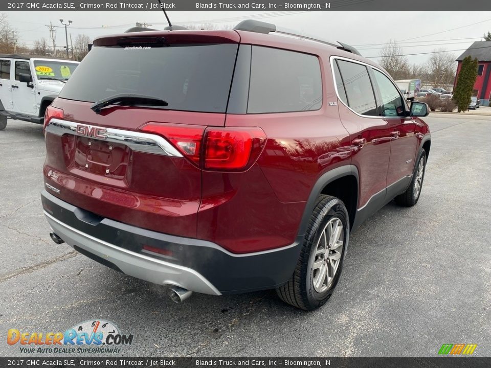 2017 GMC Acadia SLE Crimson Red Tintcoat / Jet Black Photo #6