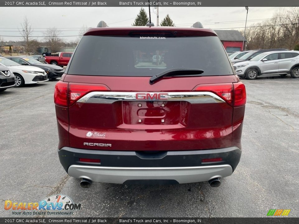 2017 GMC Acadia SLE Crimson Red Tintcoat / Jet Black Photo #7