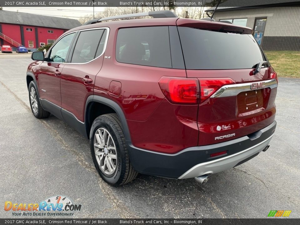 2017 GMC Acadia SLE Crimson Red Tintcoat / Jet Black Photo #8