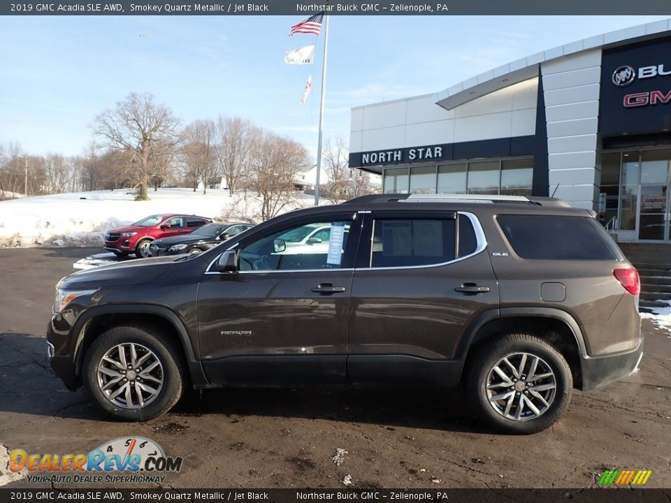 2019 GMC Acadia SLE AWD Smokey Quartz Metallic / Jet Black Photo #14