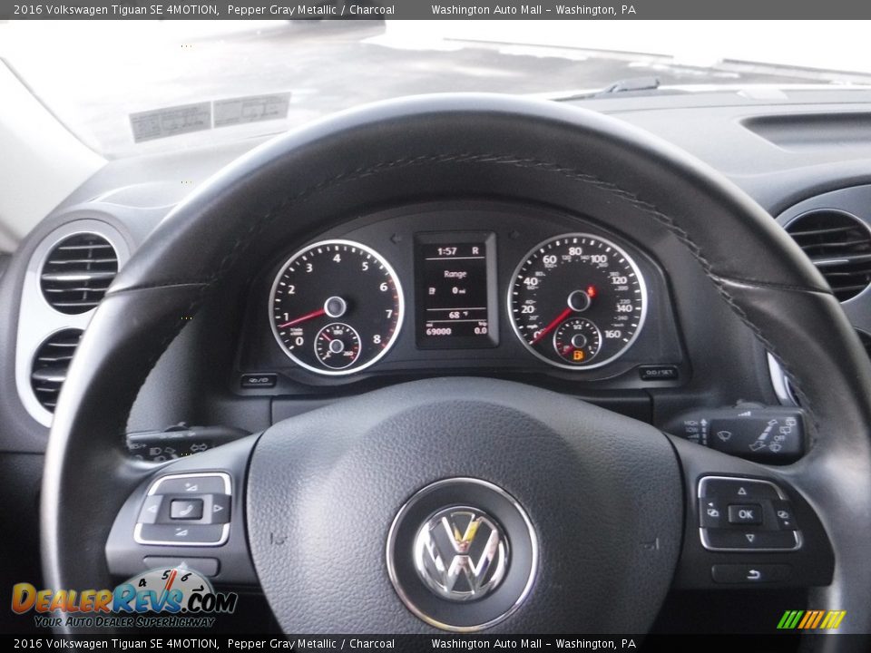 2016 Volkswagen Tiguan SE 4MOTION Steering Wheel Photo #21