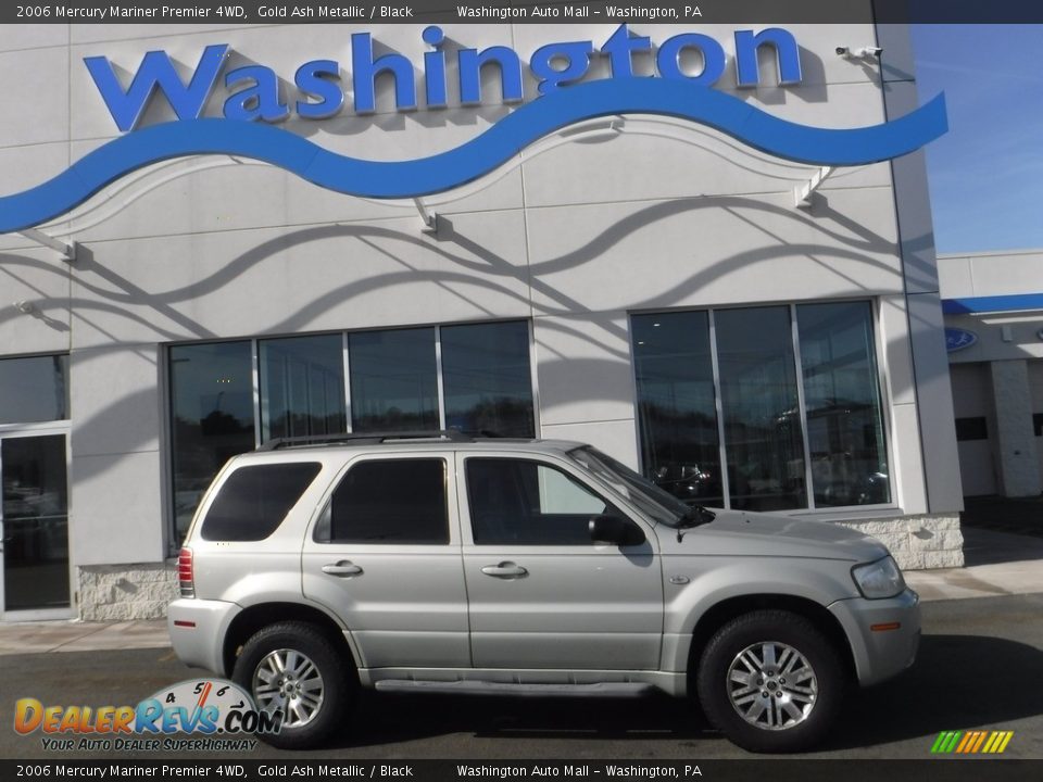 2006 Mercury Mariner Premier 4WD Gold Ash Metallic / Black Photo #2