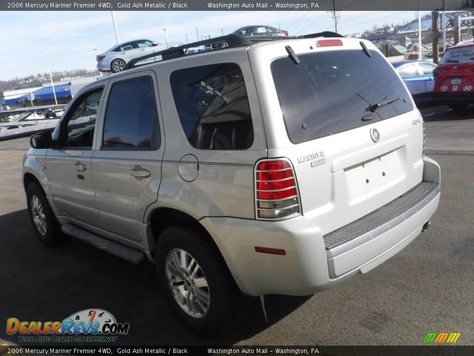 2006 Mercury Mariner Premier 4WD Gold Ash Metallic / Black Photo #10