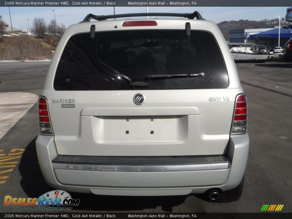 2006 Mercury Mariner Premier 4WD Gold Ash Metallic / Black Photo #11