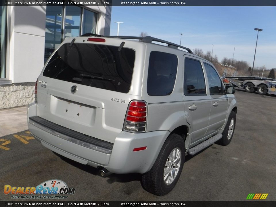 2006 Mercury Mariner Premier 4WD Gold Ash Metallic / Black Photo #12