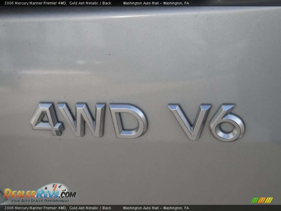 2006 Mercury Mariner Premier 4WD Gold Ash Metallic / Black Photo #13