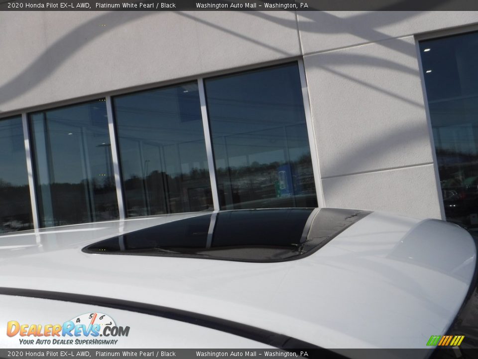 2020 Honda Pilot EX-L AWD Platinum White Pearl / Black Photo #3