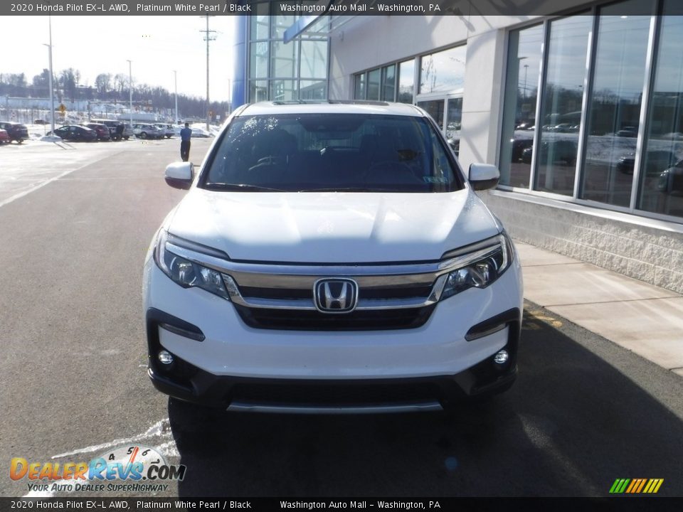 2020 Honda Pilot EX-L AWD Platinum White Pearl / Black Photo #5