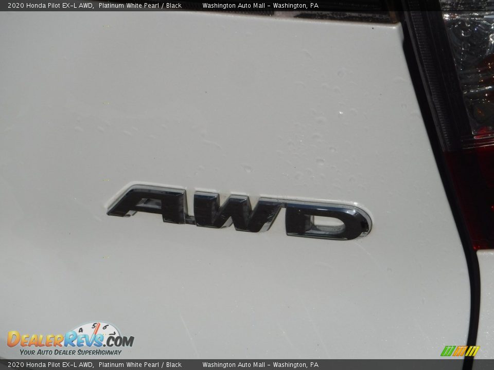 2020 Honda Pilot EX-L AWD Platinum White Pearl / Black Photo #11